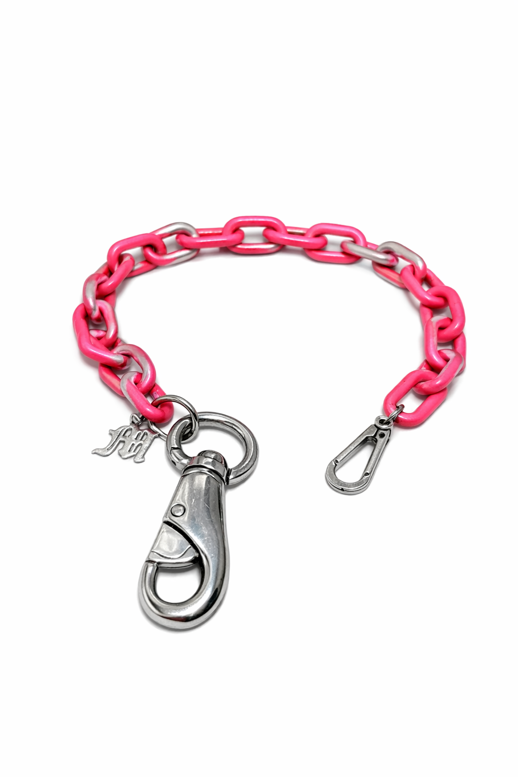 Pink Chainlink Keychain/ Bracelet