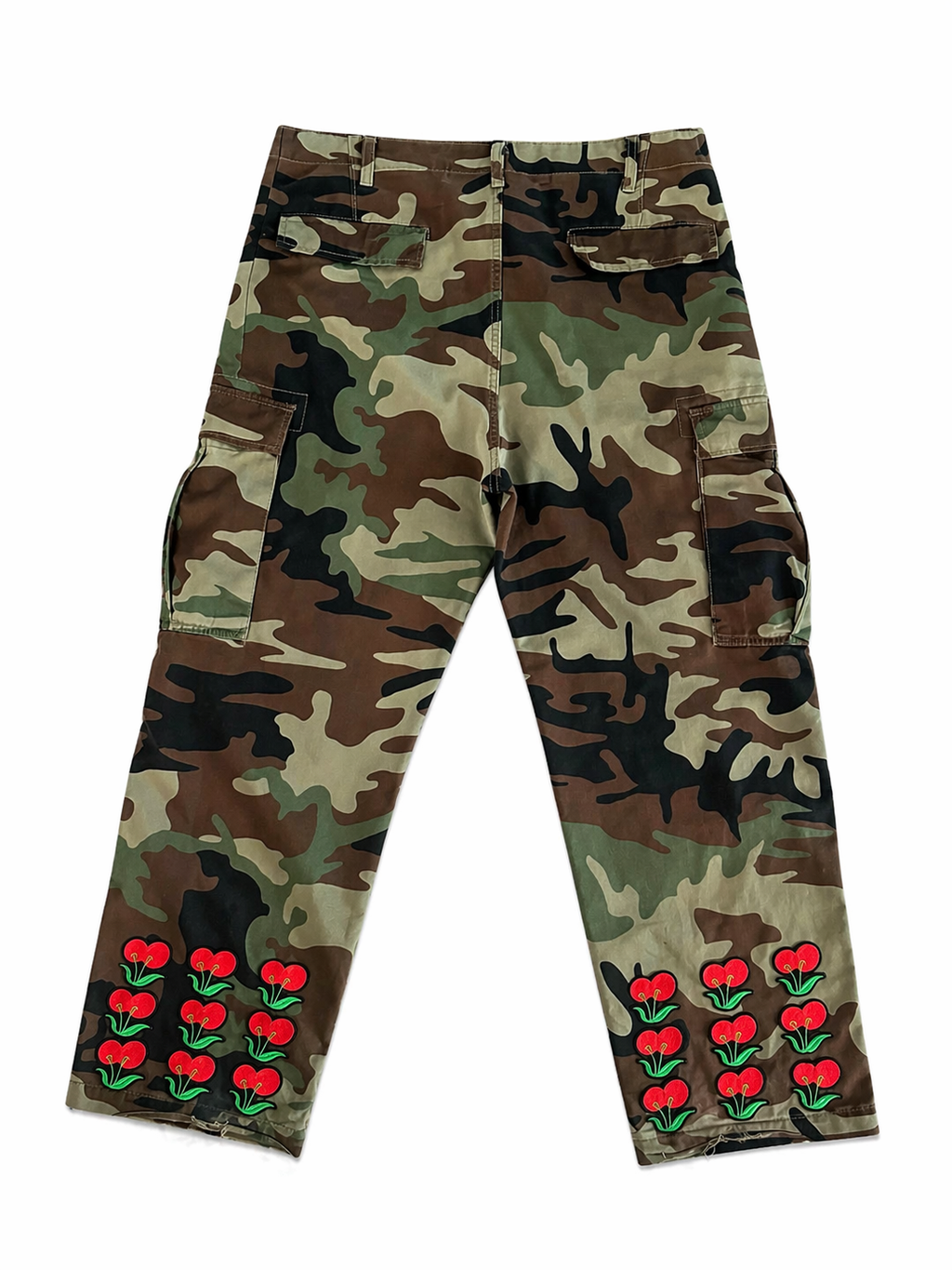 Cherry Camo Cargos