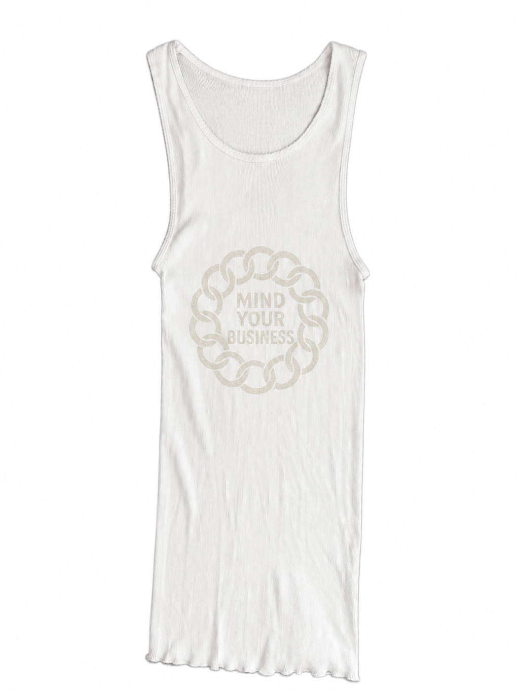 Mens 444 Mind Your Business Beater