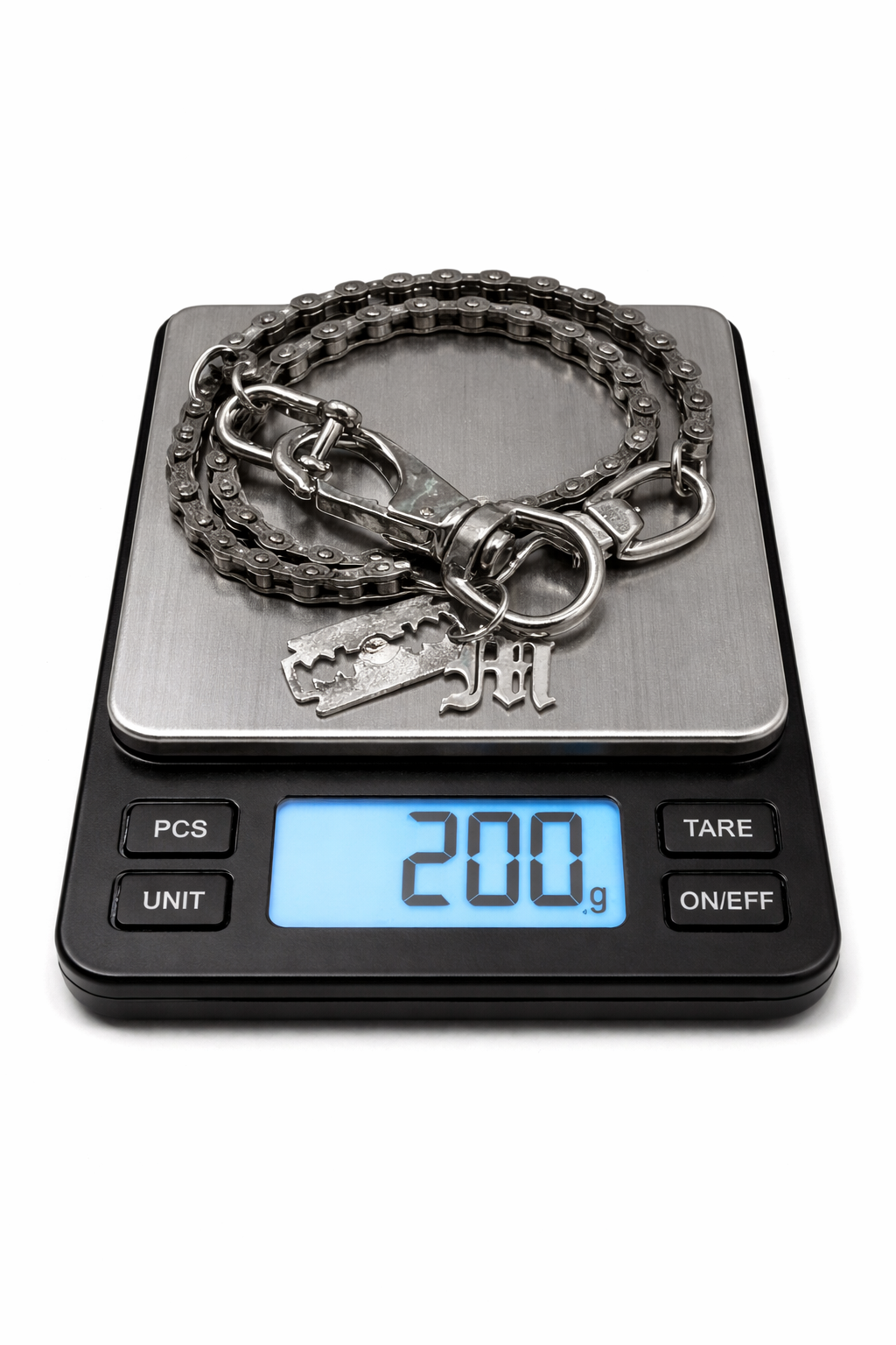100 MPH Torque Link Wallet Chain by Matte Argentum