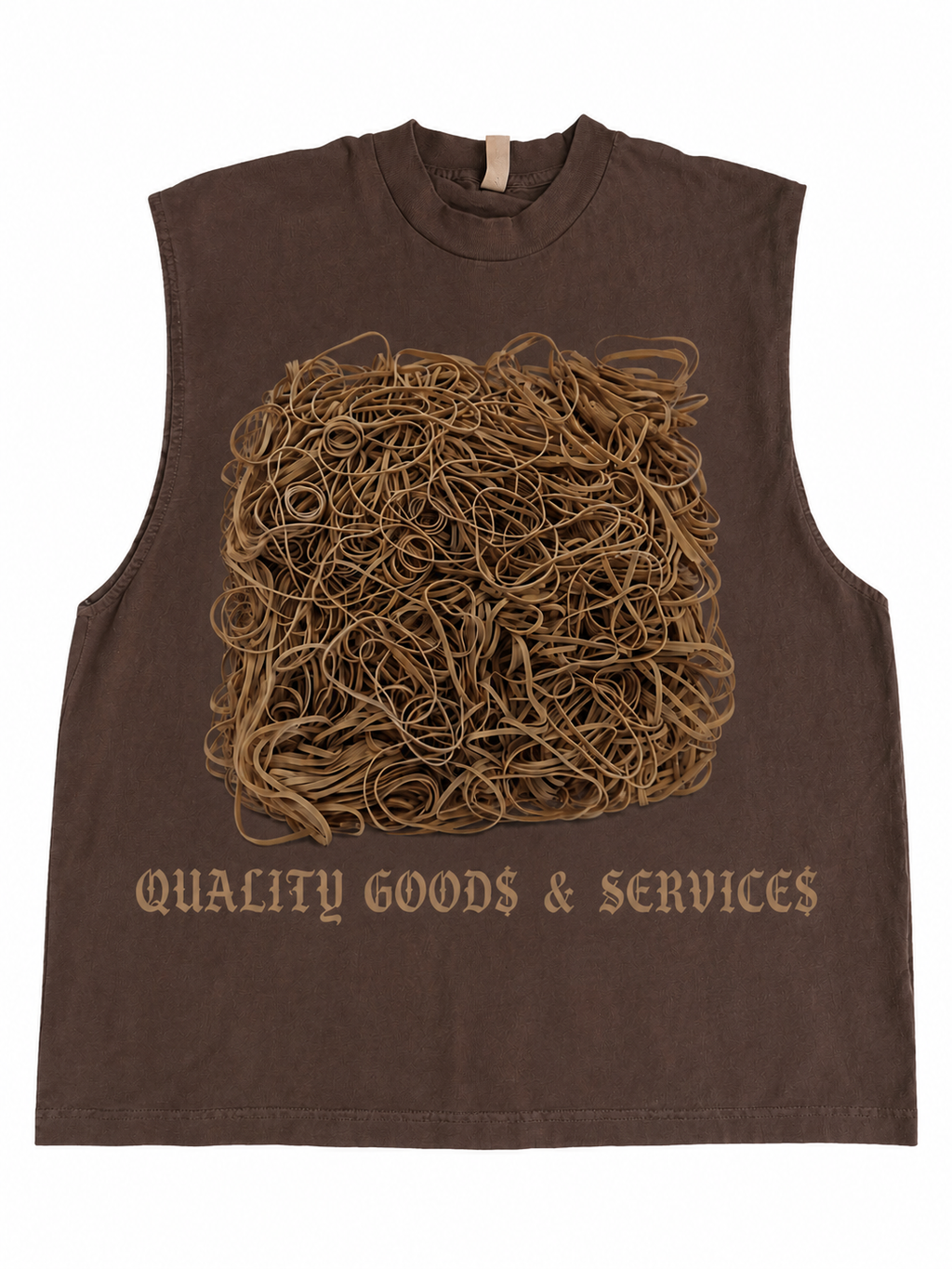 Rubber Band$ Hand Cut M.Y.B Graphic T Shirt