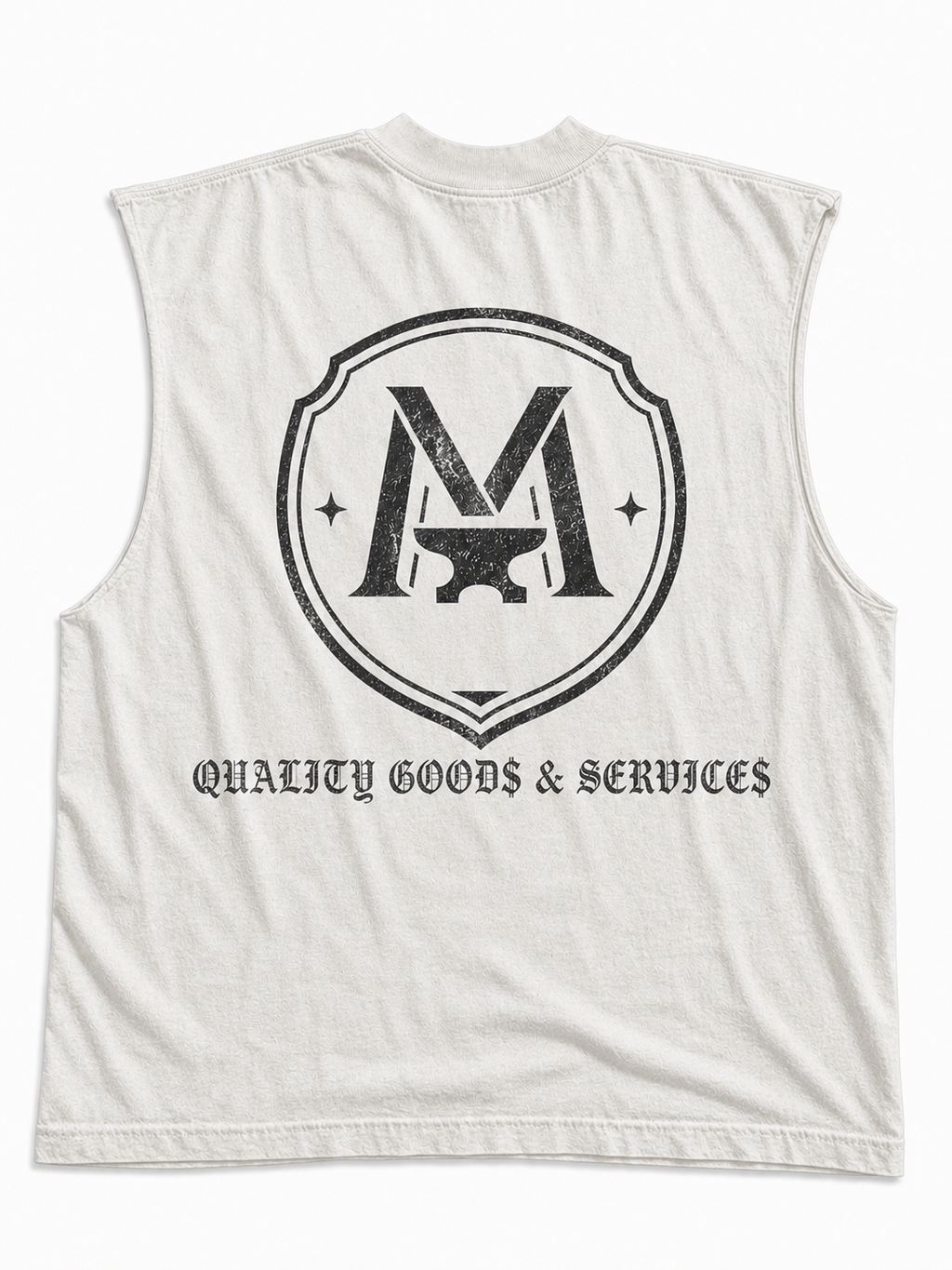 Graphic Cut Off T Shirt " Gangsta Party"